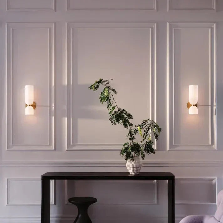 Double Glass Wall Light
