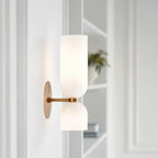 Double Glass Wall Light
