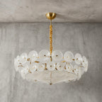 Lorenzo Glass Disc Chandelier