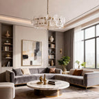 Lorenzo Glass Disc Chandelier