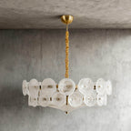 Lorenzo Glass Disc Chandelier