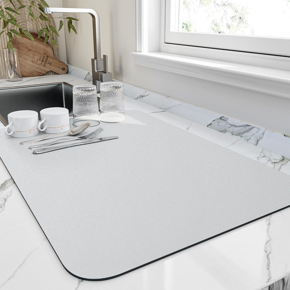 Quick-Dry Kitchen Dish Mat