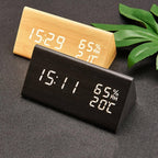 Elora Wooden LED Alarm Clock