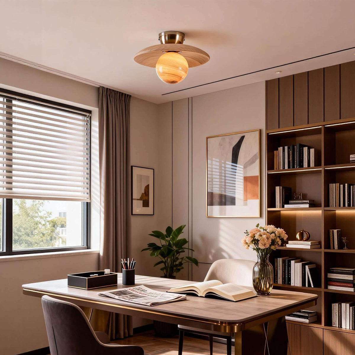 Zolira Nordic Glass Ceiling Light