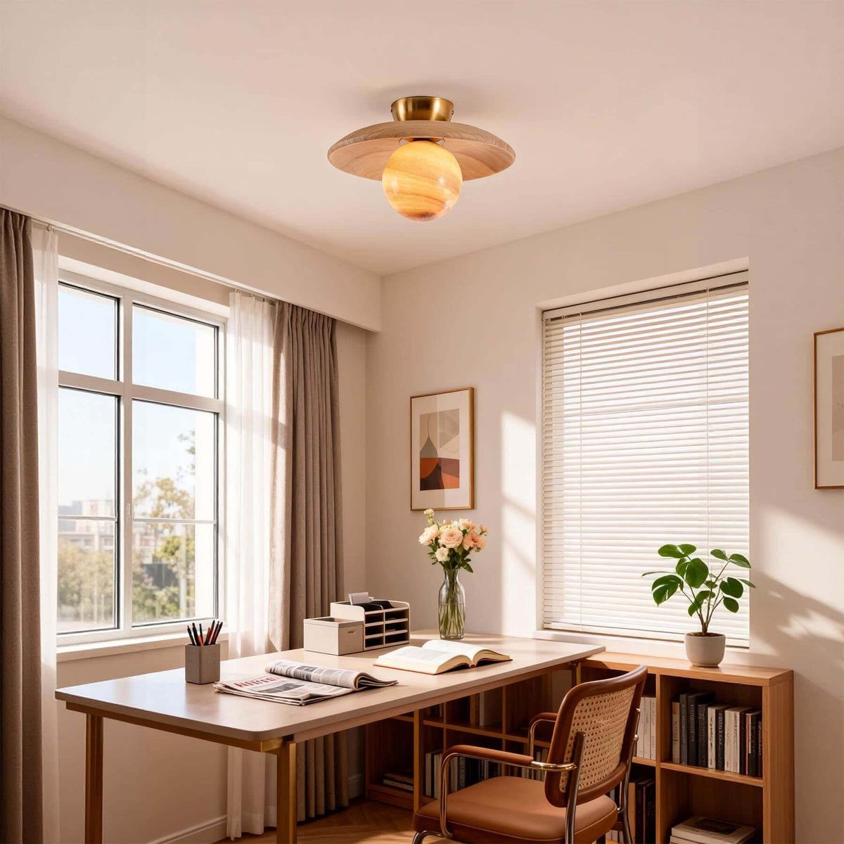 Zolira Nordic Glass Ceiling Light