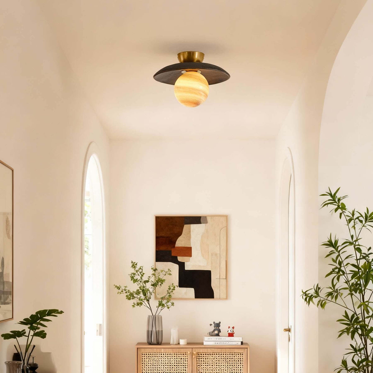 Zolira Nordic Glass Ceiling Light