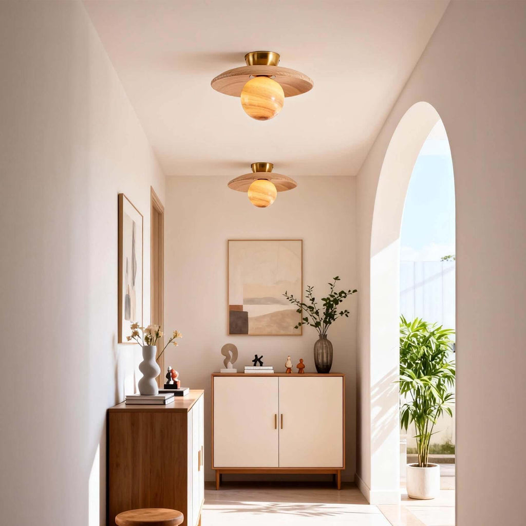 Zolira Nordic Glass Ceiling Light